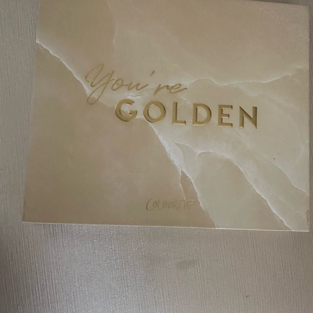 ColourPop CP YOU’RE GOLDEN  EYESHADOW PALETTE last ones BOUTIQUE UNTOUCHED